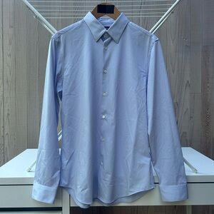 Theory Sylvain ND Olympic Knit Shirt Size L NWT – Retail $195 – Light Blue